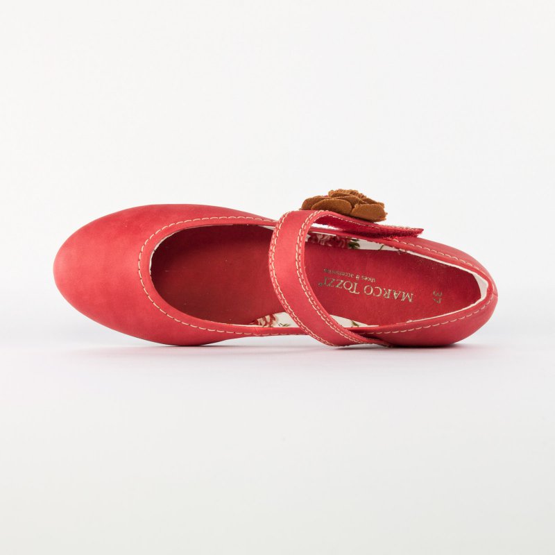 ballerines rouges femme