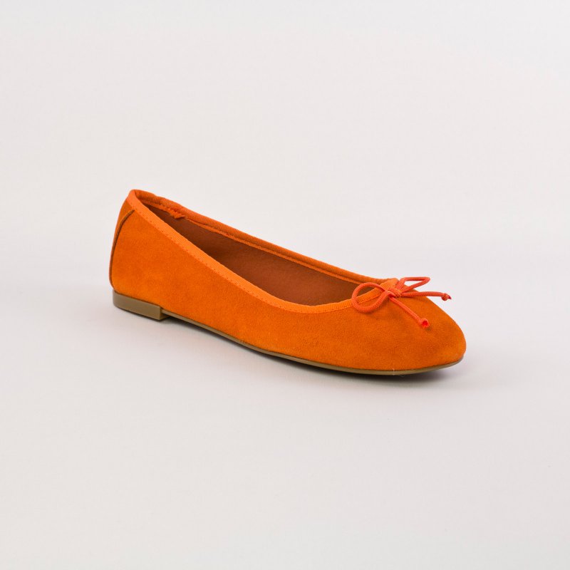chaussure orange femme