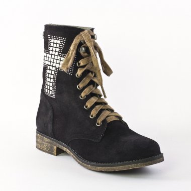Bottines Et Boots Mtng 57145 black, vue principale de la chaussure femme