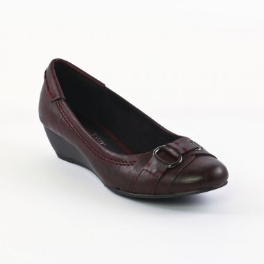 Escarpins Marco Tozzi 22301 Burgendy, vue principale de la chaussure femme