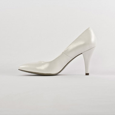 escarpins blanc mode femme printemps été - Photo Produit 3