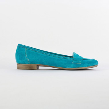 mocassins bleu mode femme printemps été - Photo Produit 2