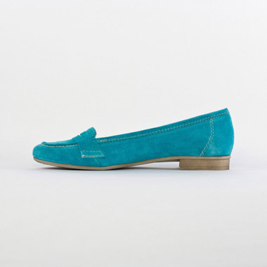 mocassins bleu mode femme printemps été - Photo Produit 3