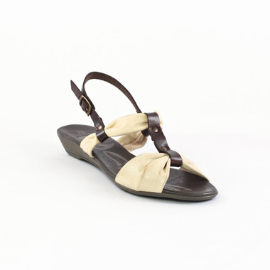 Sandales Marila 723 Beige Marron, vue principale de la chaussure femme