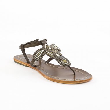 Sandales Les Tropeziennes Jakarta Taupe, vue principale de la chaussure femme