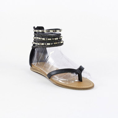 Sandales Les Tropeziennes Genial Noir, vue principale de la chaussure femme