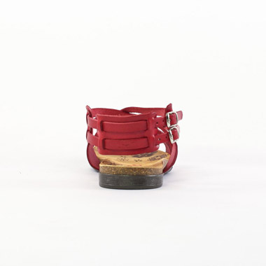 sandales rouge mode femme printemps été - Photo Produit 6