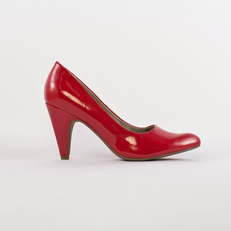 escarpin rouge tamaris