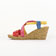 nu-pieds compensés multicolore mode femme printemps été vue 2