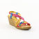 nu-pieds compensés multicolore mode femme printemps été vue 1
