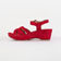 nu-pieds compensés rouge mode femme printemps été vue 2
