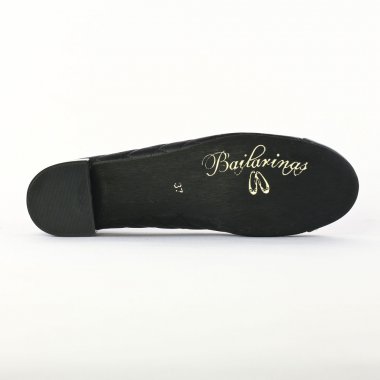 ballerines noir mode femme automne hiver - Photo Produit 5
