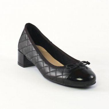 ballerines noir mode femme automne hiver - Photo Produit 1