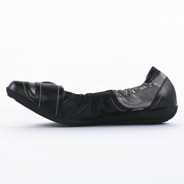 ballerines noir mauve mode femme automne hiver - Photo Produit 3