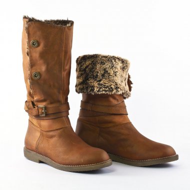 Boots Spm Nata Dk Cuoio, vue principale de la chaussure femme