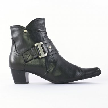 boots noir mode femme automne hiver - Photo Produit 2