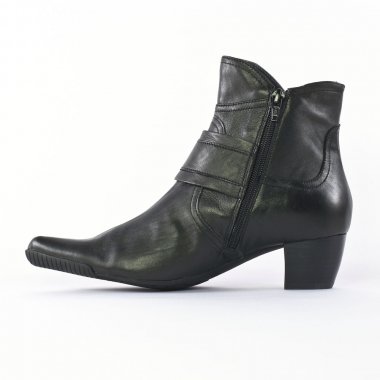 boots noir mode femme automne hiver - Photo Produit 3
