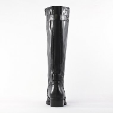 bottes cavalières noir mode femme automne hiver - Photo Produit 7