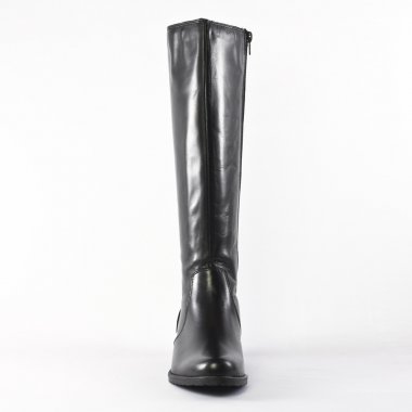 bottes cavalières noir mode femme automne hiver - Photo Produit 6