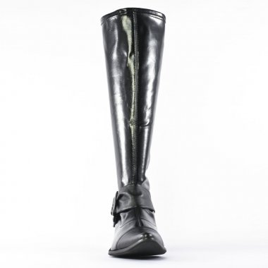 bottes chaussettes noir mode femme automne hiver - Photo Produit 6