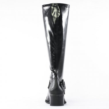 bottes chaussettes noir mode femme automne hiver - Photo Produit 7