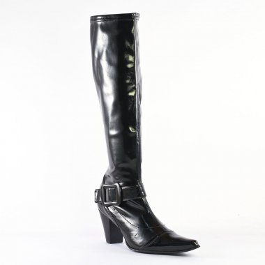 Bottes chaussettes cuir sales