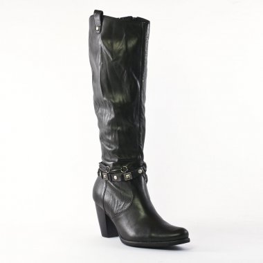 Bottes Fugitive Polo Veau Noir, vue principale de la chaussure femme
