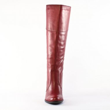 bottes rouge mode femme automne hiver - Photo Produit 6