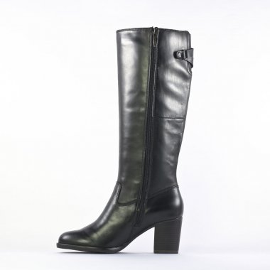 bottes talon noir mode femme automne hiver - Photo Produit 3