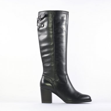 bottes talon noir mode femme automne hiver - Photo Produit 2