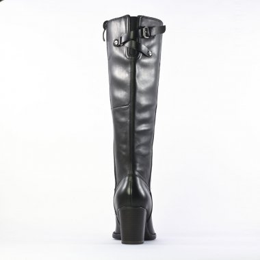 bottes talon noir mode femme automne hiver - Photo Produit 7