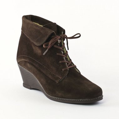 Bottines Compensées Scarlatine 3312 Marron, vue principale de la chaussure femme