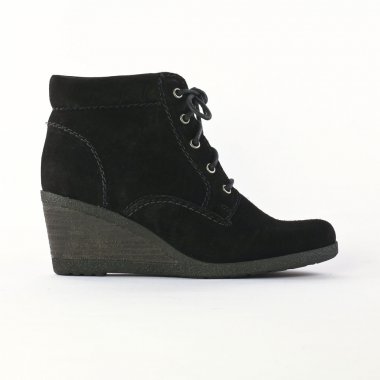 bottines compensées noir mode femme automne hiver - Photo Produit 2