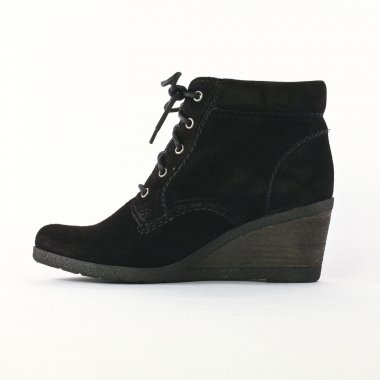 bottines compensées noir mode femme automne hiver - Photo Produit 3