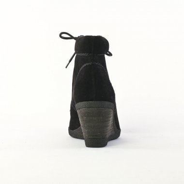 bottines compensées noir mode femme automne hiver - Photo Produit 7