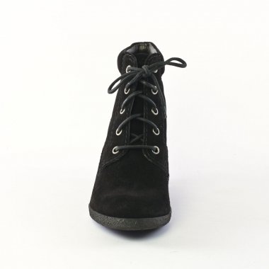 bottines compensées noir mode femme automne hiver - Photo Produit 6
