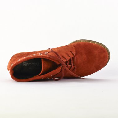 bottines orange mode femme automne hiver - Photo Produit 4