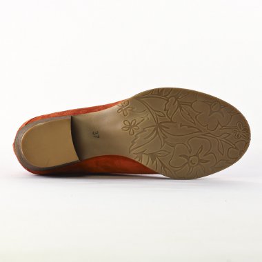 bottines orange mode femme automne hiver - Photo Produit 5
