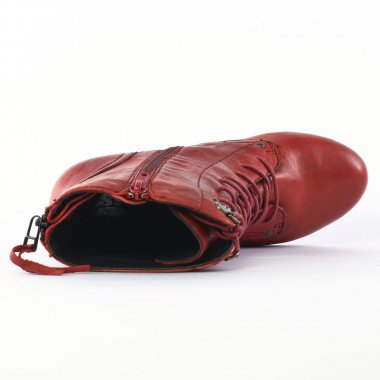 bottines à talon rouge mode femme automne hiver - Photo Produit 4