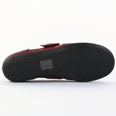 derbies rouge mode femme automne hiver - Photo Produit 5