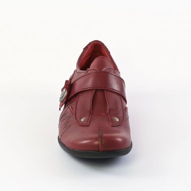 derbies rouge mode femme automne hiver - Photo Produit 6
