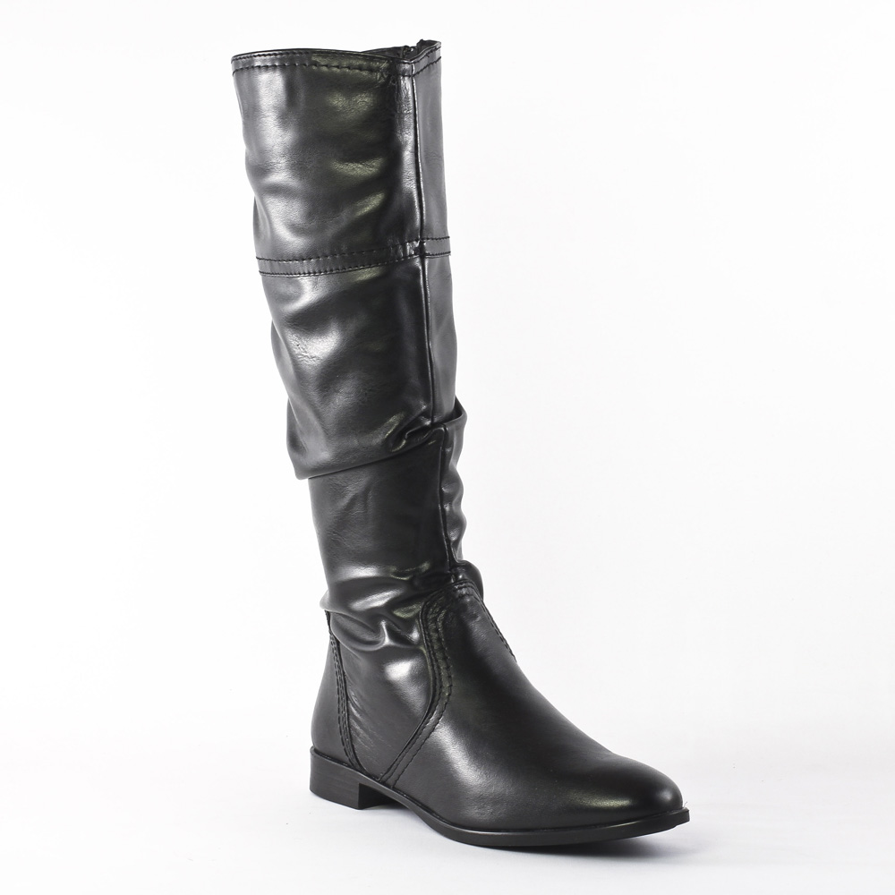 bottes cavalières cuir femme