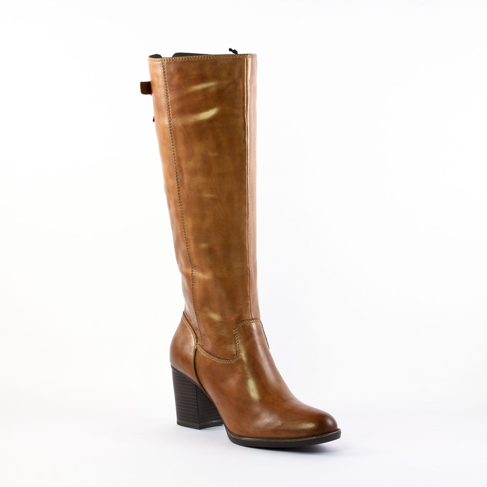 bottines talon bois