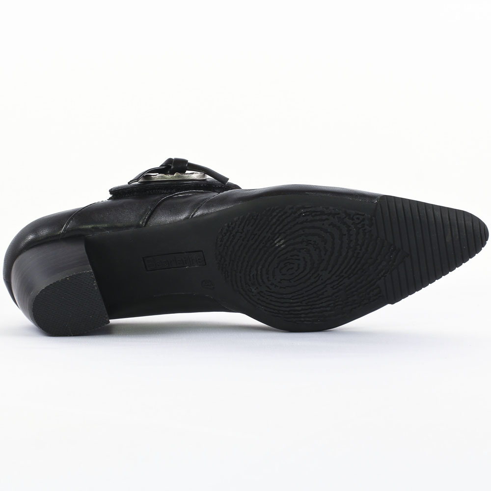 Escarpins FUGITIVE Cuir Noir - Taille 39 - Talons 2-7 Cm - Occasion Très Bon état