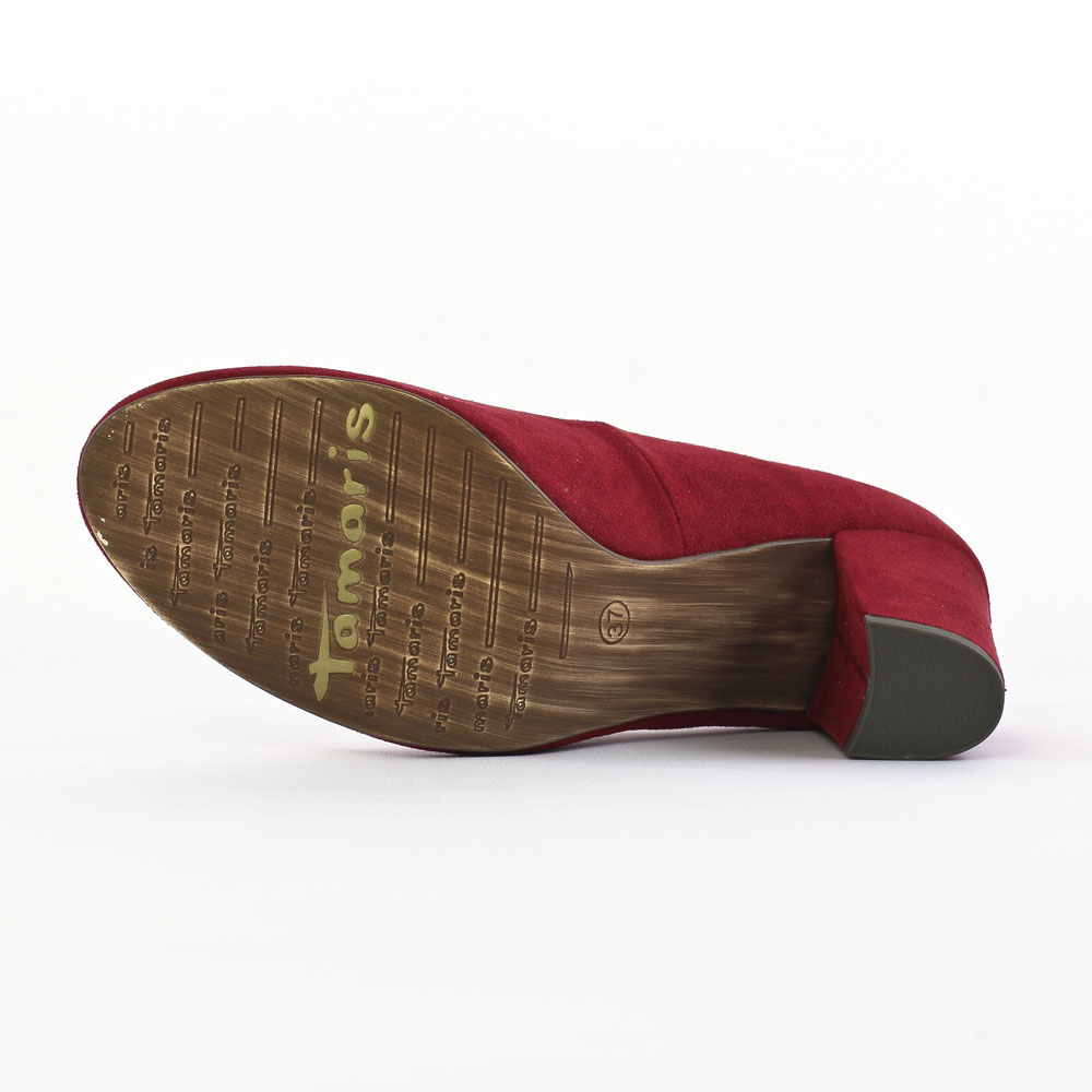 escarpins rouge tamaris