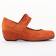 babies compensées orange mode femme automne hiver vue 2