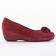 ballerines compensées rose mode femme automne hiver vue 2