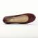 ballerines rouge bordeaux mode femme automne hiver vue 4