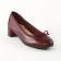 ballerines rouge bordeaux mode femme automne hiver vue 1