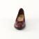 ballerines rouge bordeaux mode femme automne hiver vue 6